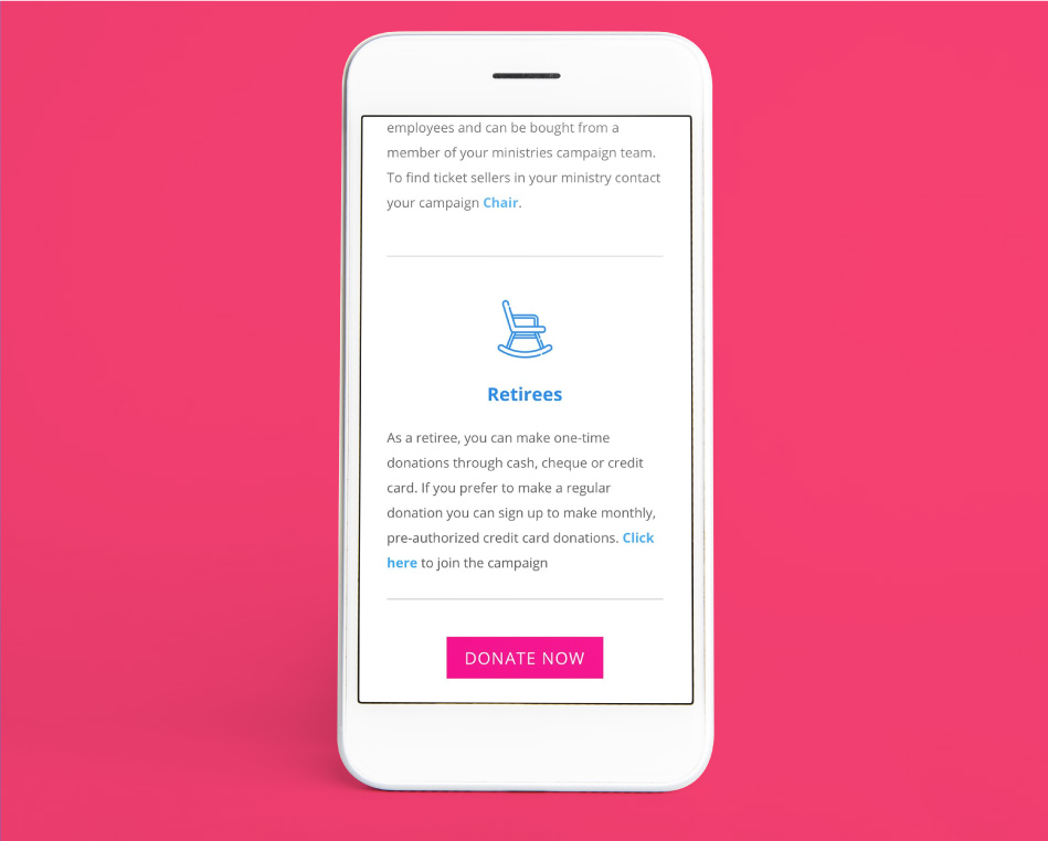 Website mobile version